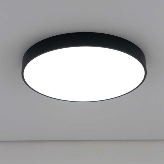 Потолочный светодиодный светильник с пультом ДУ Citilux Купер RGB Черный CL72495G1