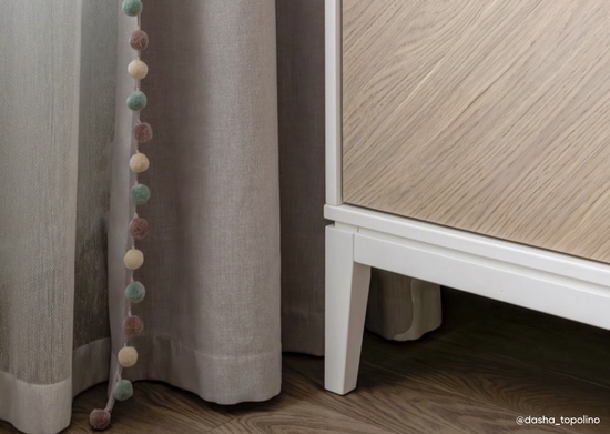 Тумба Fjord 3 двери глубина 55 см (белый)