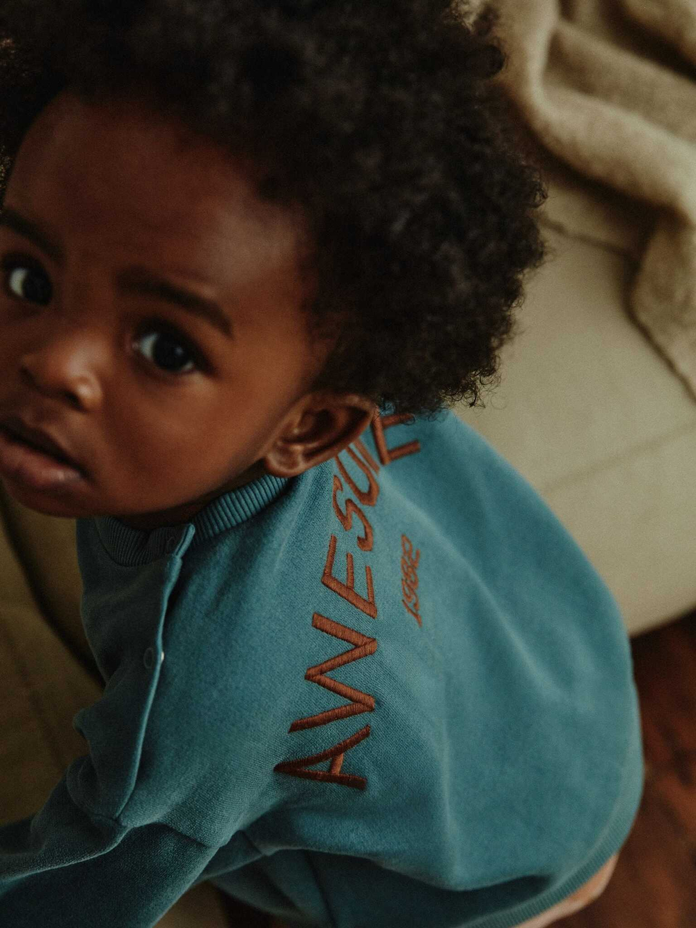 Свитшот и спортивные брюки в комплекте для малышей Next 984-910, Бирюзовый, Коричневый