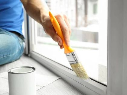 Как покрасить окна