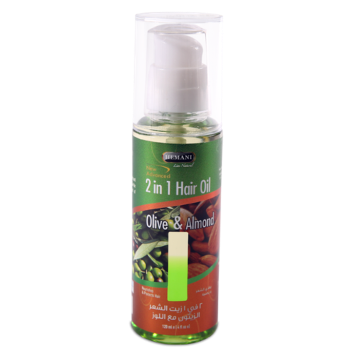 Масло для волос Hemani Fleur's Simply Herbal Hair Oil Олива, лимон, миндаль 200 мл