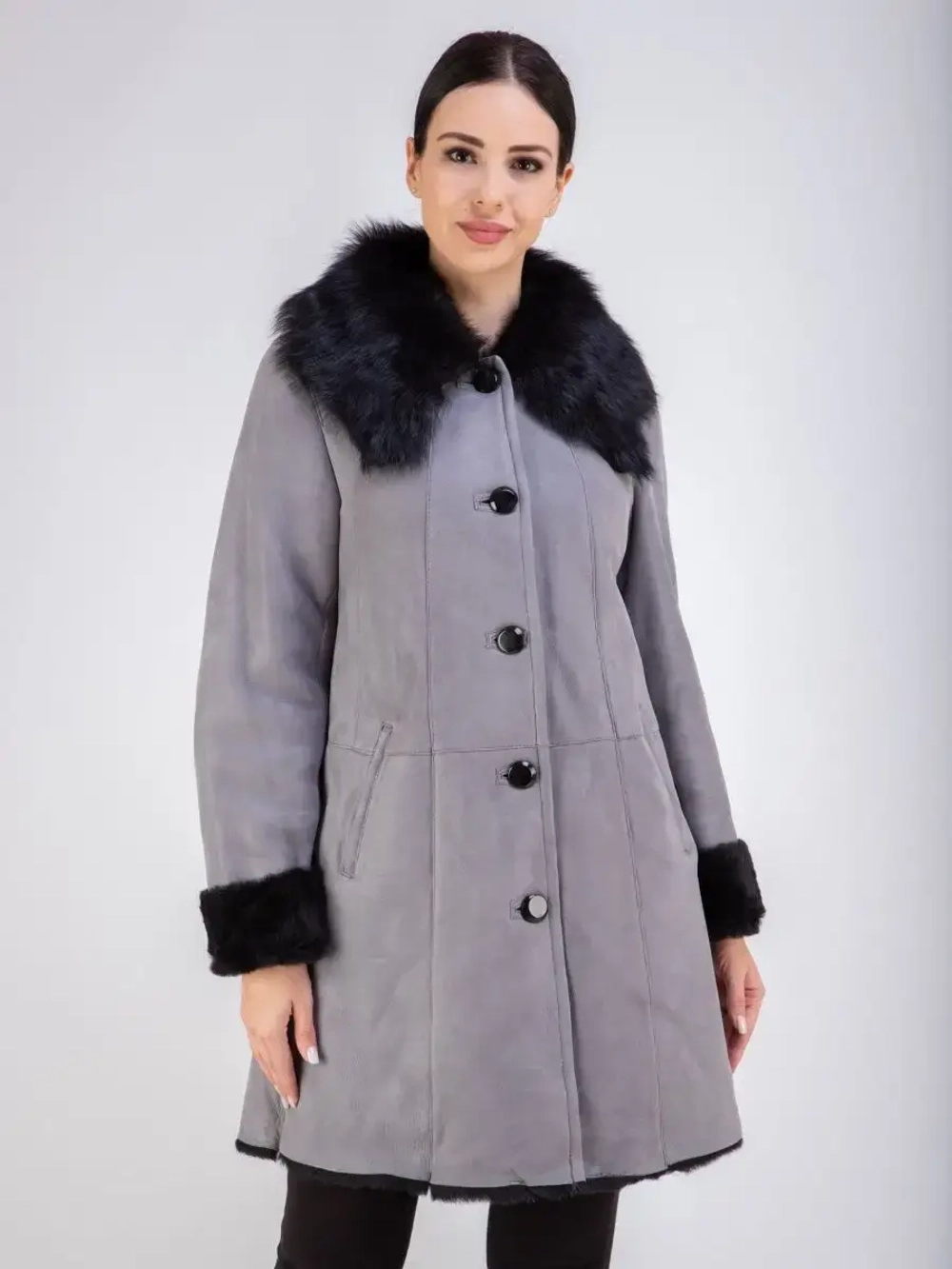 Дубленка натуральная длинная Турция