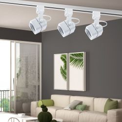 Трековый светильник однофазный ЭРА TR10-GU10 WH под лампу GU10 белый