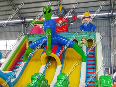 Коммерческий надувной батут "Маскарад" 14*7*6,5 м