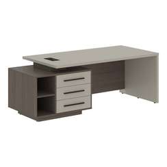 Стол руководителя с тумбой VCT 2190(L)  2100х900х750 VELION