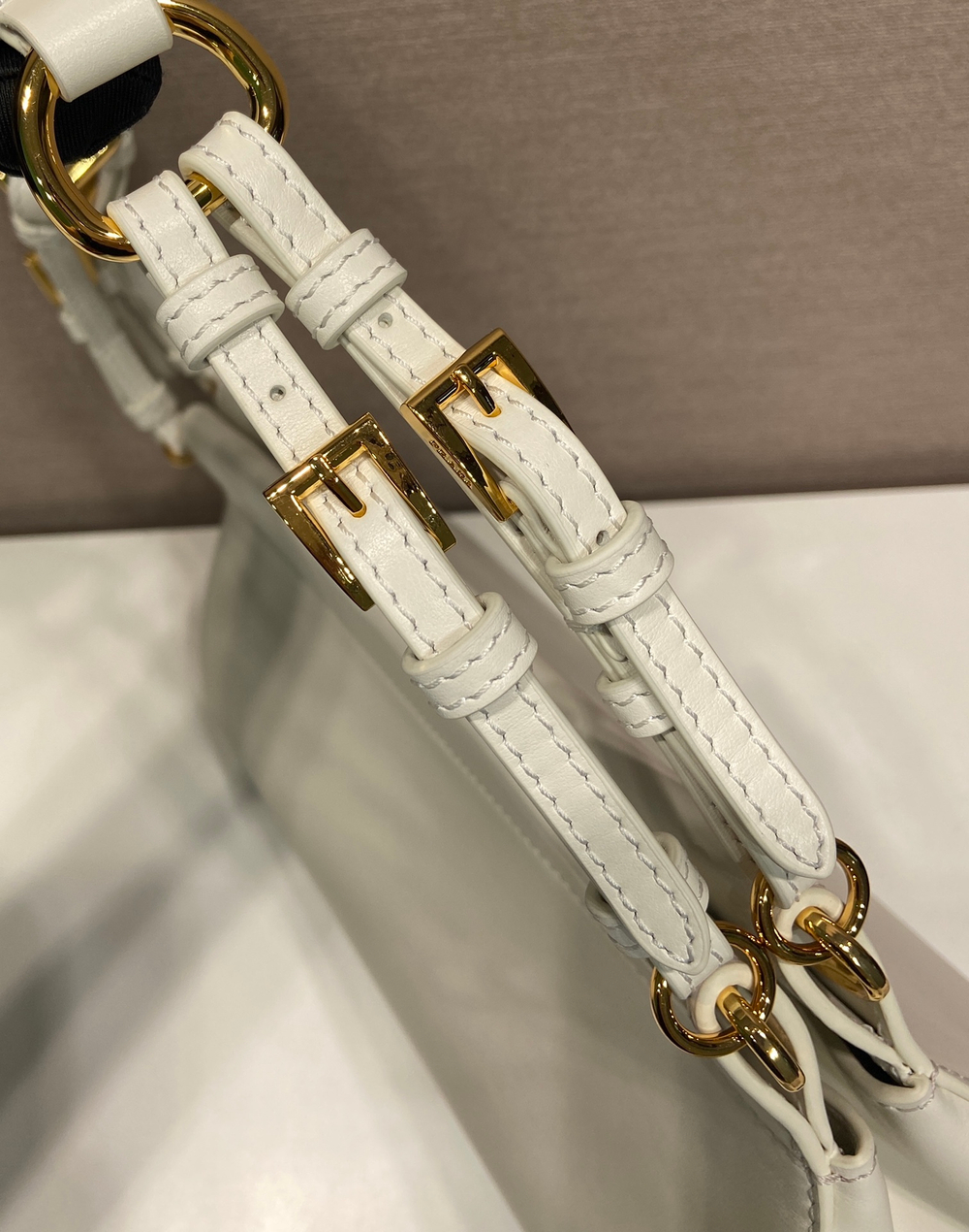 Prada Enchaine Medium Leather Bag 32 cm