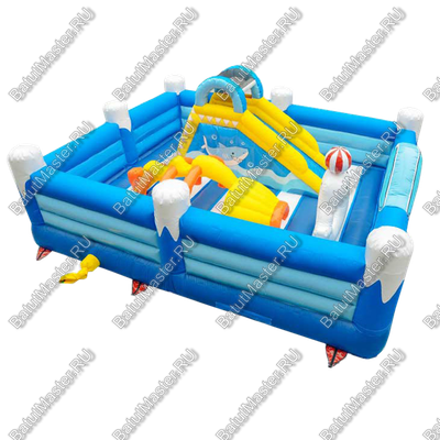 Батут для дачи "Лагуна" 6*5*2,5 м
