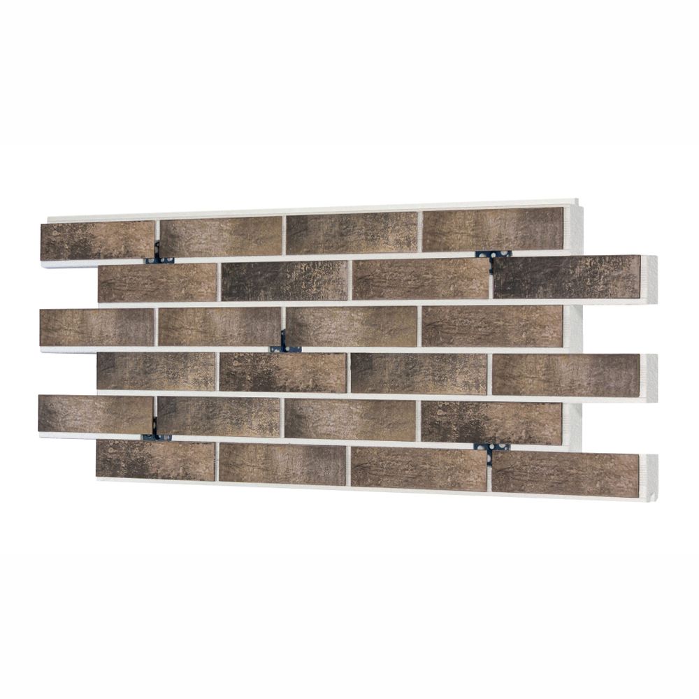 Клинкерная термопанель ППС Beryoza Ceramica Trevi Умбра 1020х455 мм