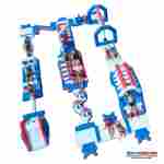 Надувной аквапарк на воде «Морской драйв» 25×12×3 м