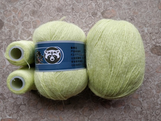 Лайм, арт. 61, пух норки синяя этикетка