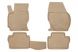 Коврики в салон для VOLVO XC70 2007-, 4 шт. (полиуретан, бежевые) NLC.50.08.212