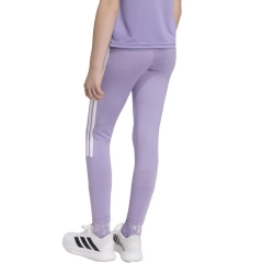 Брюки для девочки теннисные Adidas Girls Train Essentials 3 Stripes - magic lilac/white