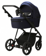 Детская коляска Adamex Vasco 2 в 1 V-TK67 LUX (СИНИЙ)
