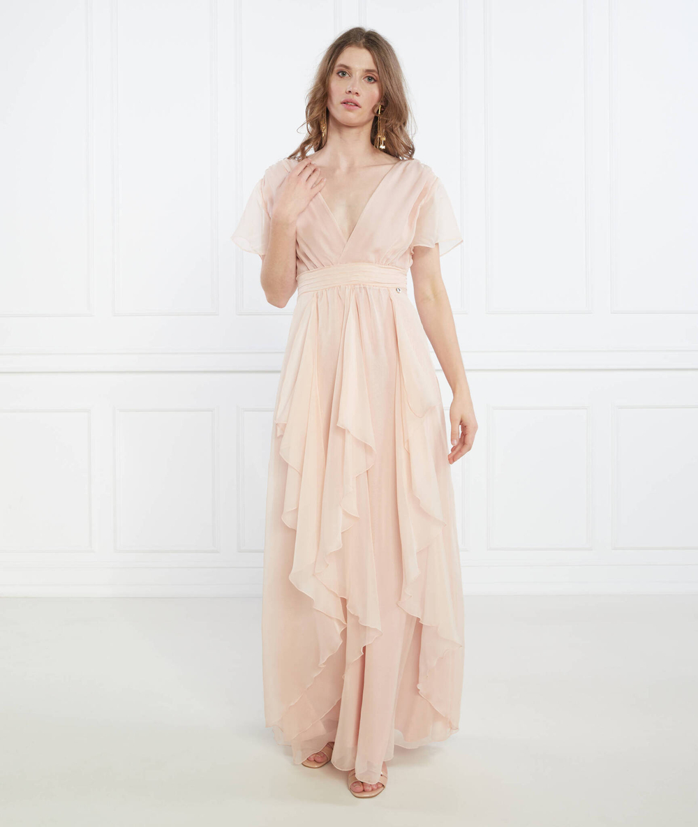 Платье + подкладка Liu Jo - пудро-розовый(CA3383 T3384)