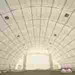 Пневмокаркасный ангар «Горизонт 2» авиационный 50×35×25 м — из ПВХ для самолетов