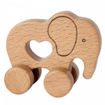 Деревянная игрушка-каталка «Слоник» 15532 (Лидер)