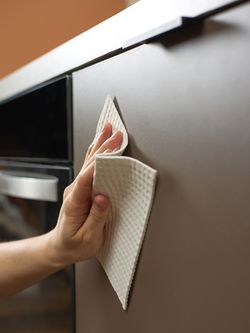 Набор салфеток для уборки из целлюлозы Eco Clean, белые, 10 шт.