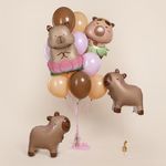 Шар 3D (24''/61 см) Фигура, Капибара, 1 шт.