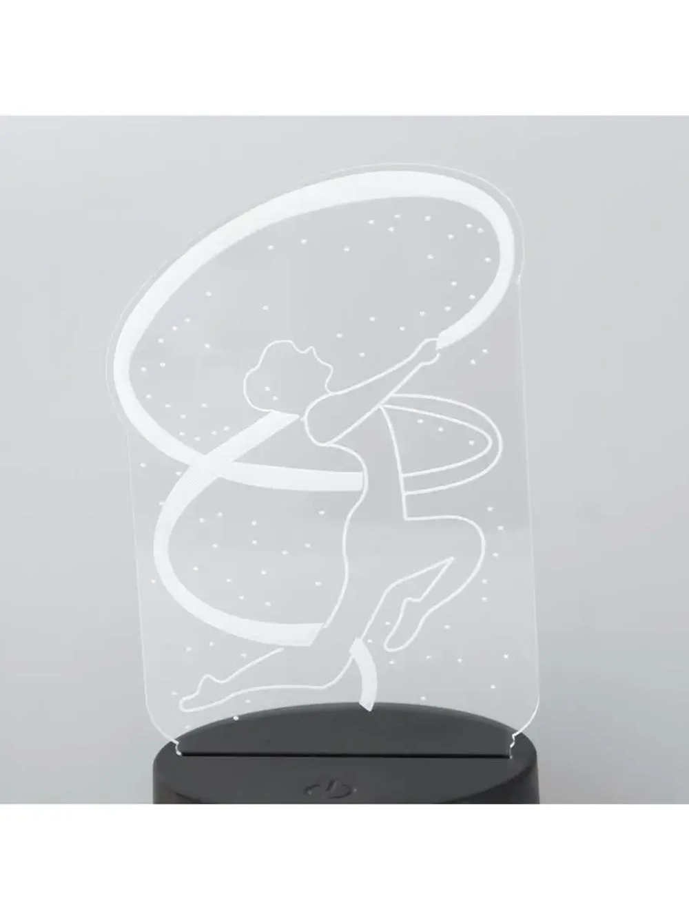 Светильник сенсорный «Гимнастка» LED 7 цветов USB/от батарее