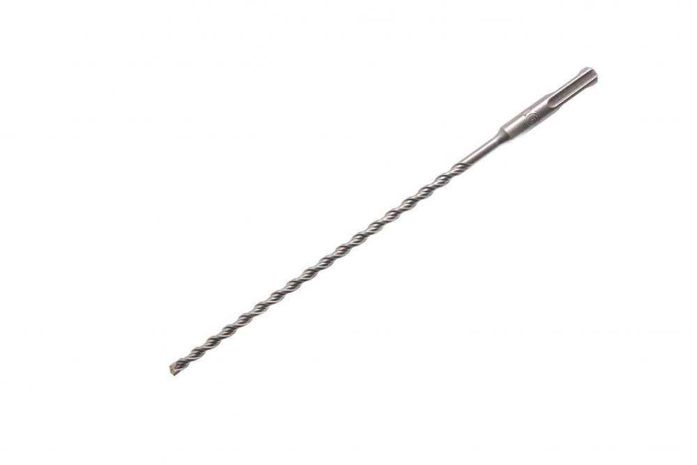 Бур по бетону, двойная спираль, Cobalt W-tip, 6x260 мм, SDS PLUS, серый
