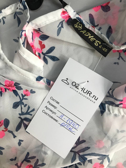 Блузка для романтичного образа, маркировка L/XL, визуально на 48/50 размер