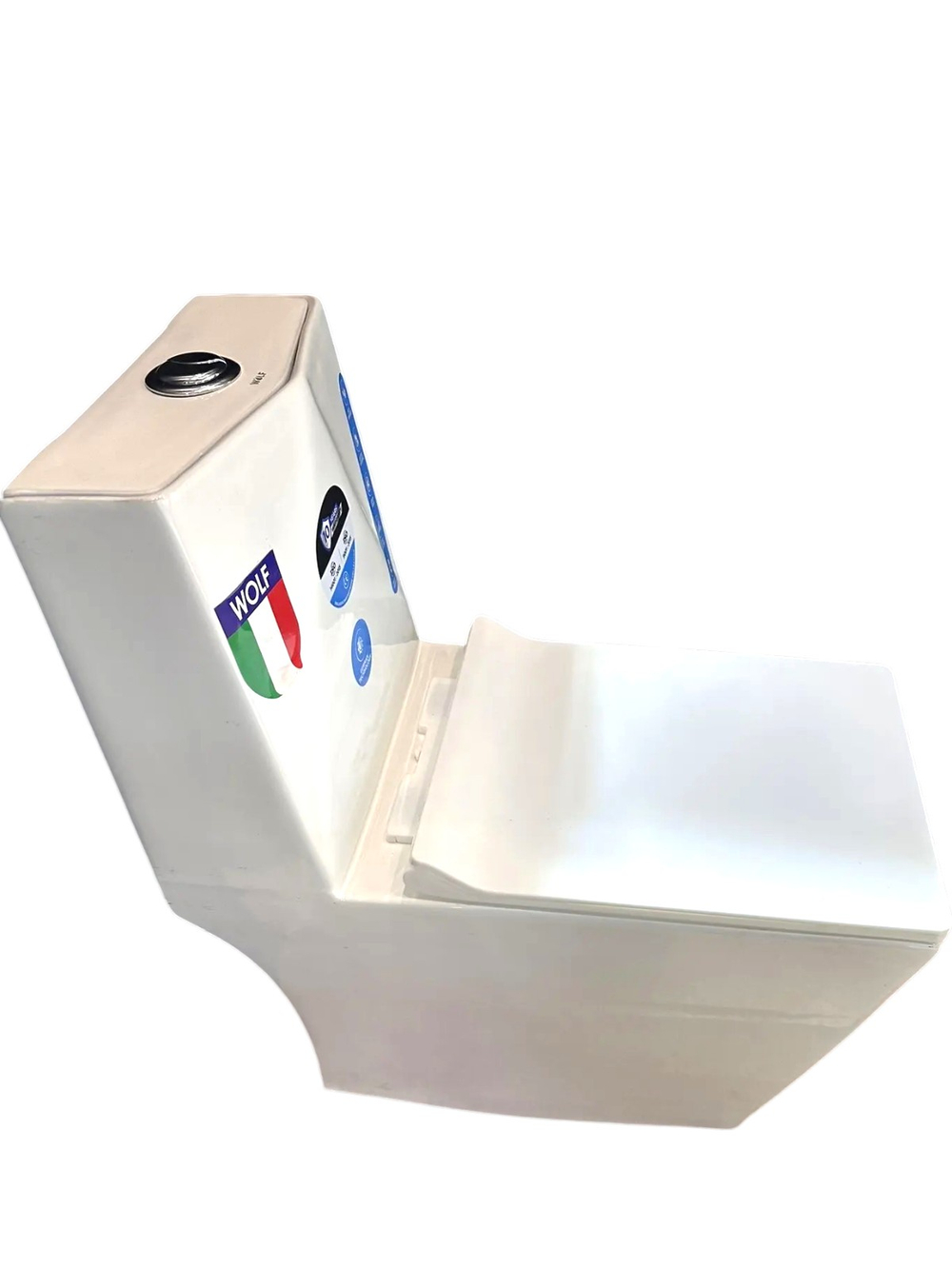 Унитаз моноблок безободковый 111 Diamond Figo Р Trap