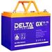 Аккумулятор DELTA GX 12-75 ( 12V 75Ah / 12В 75Ач ) - фотография