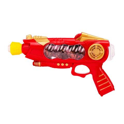 Пистолет на батарейках 30см, пакет JD-399