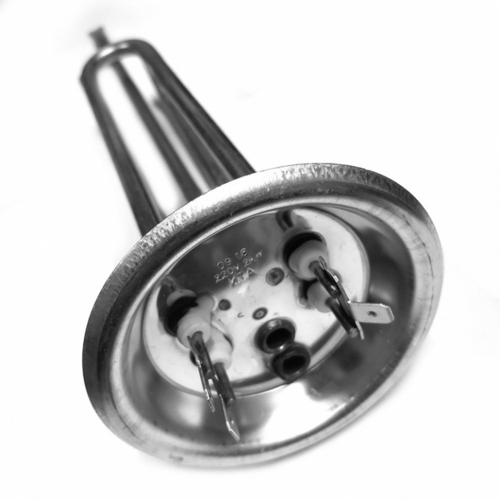 ТЭН RF 2000W(700+1300), ИТА, нерж, Ø92, М6, клеммы под разъем, L285мм, 220V