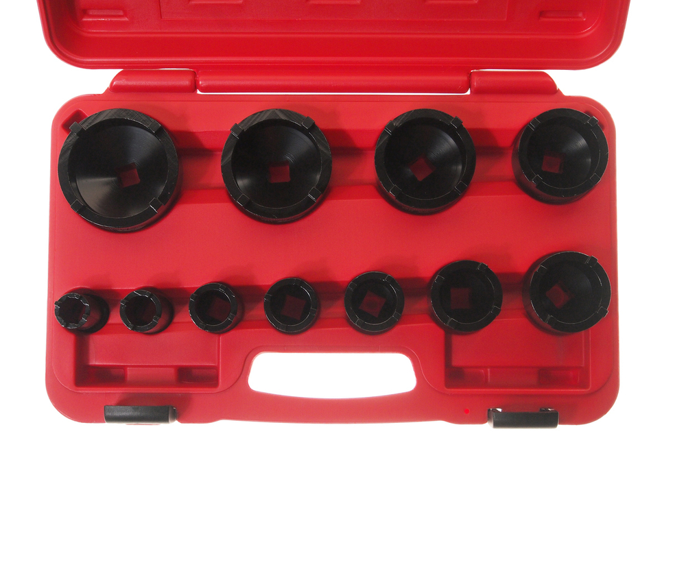 Набор головок зубчатых 1/2" внешние 11 предметов в кейсе JTC