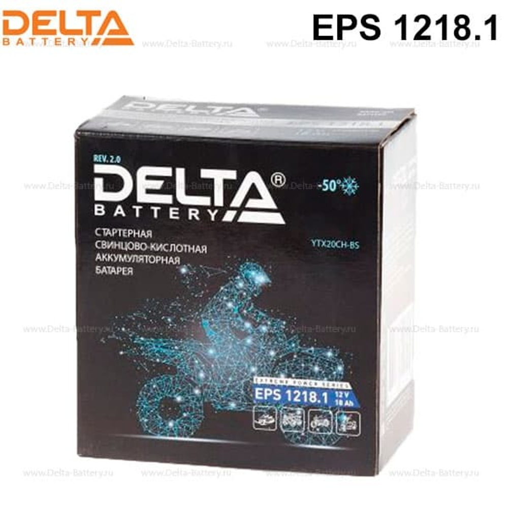 Аккумулятор Delta EPS 1218.1 (12V / 18Ah)  [YTX20CH-BS]