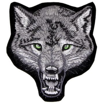 Нашивка Волк (оскал) (10,3х9)