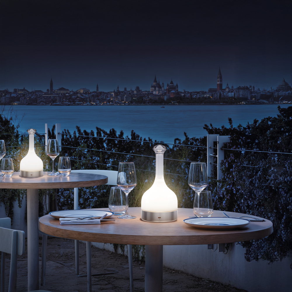 745945 Настольная лампа ALFA LED 3W 300LM АЛЮМИНИЙ/БЕЛЫЙ 3000K