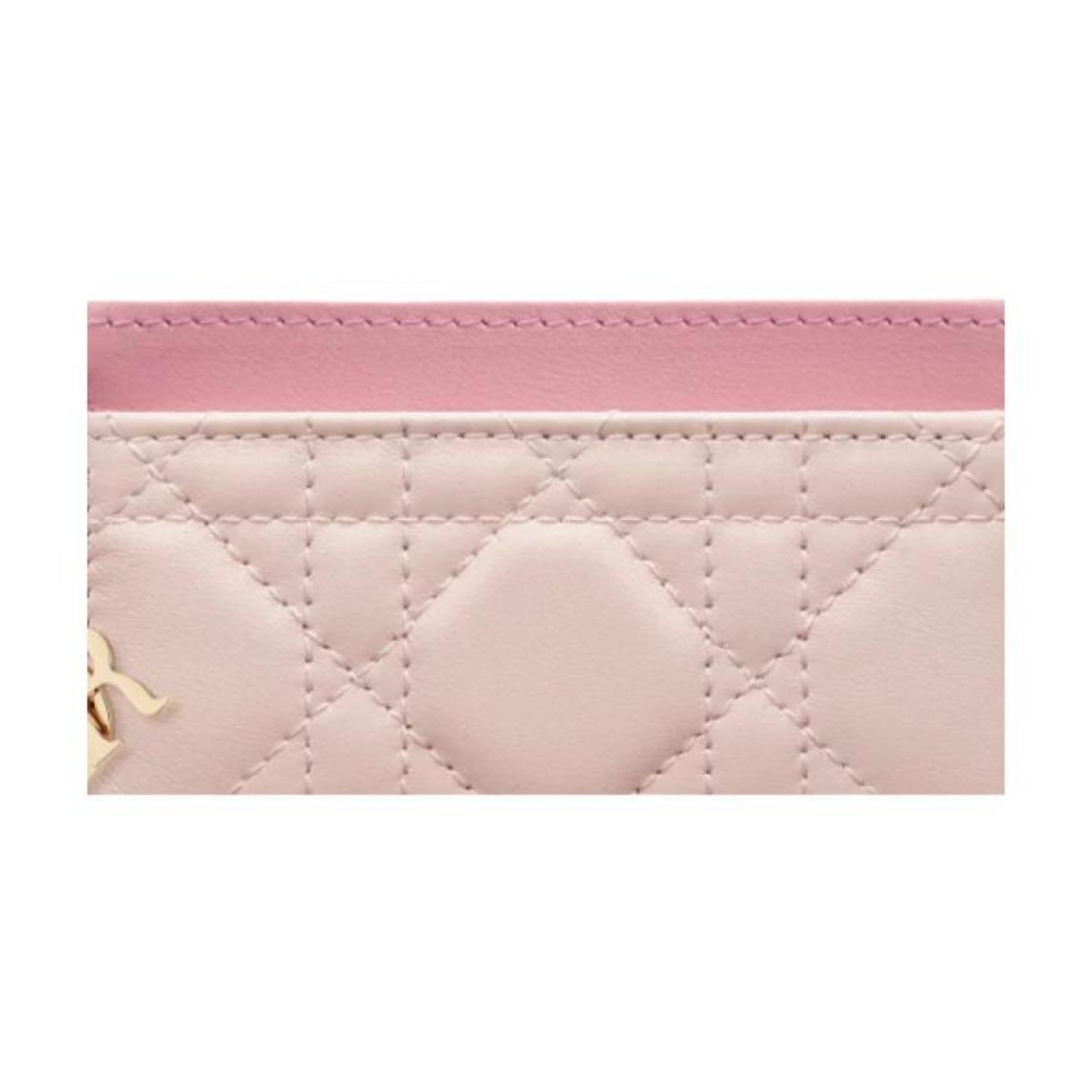 Картхолдеры и кошельки DIOR Lady Dior Logo, S0974OBWU-M03I