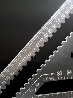 Угольник Свенсона 430мм х 305мм; линейка