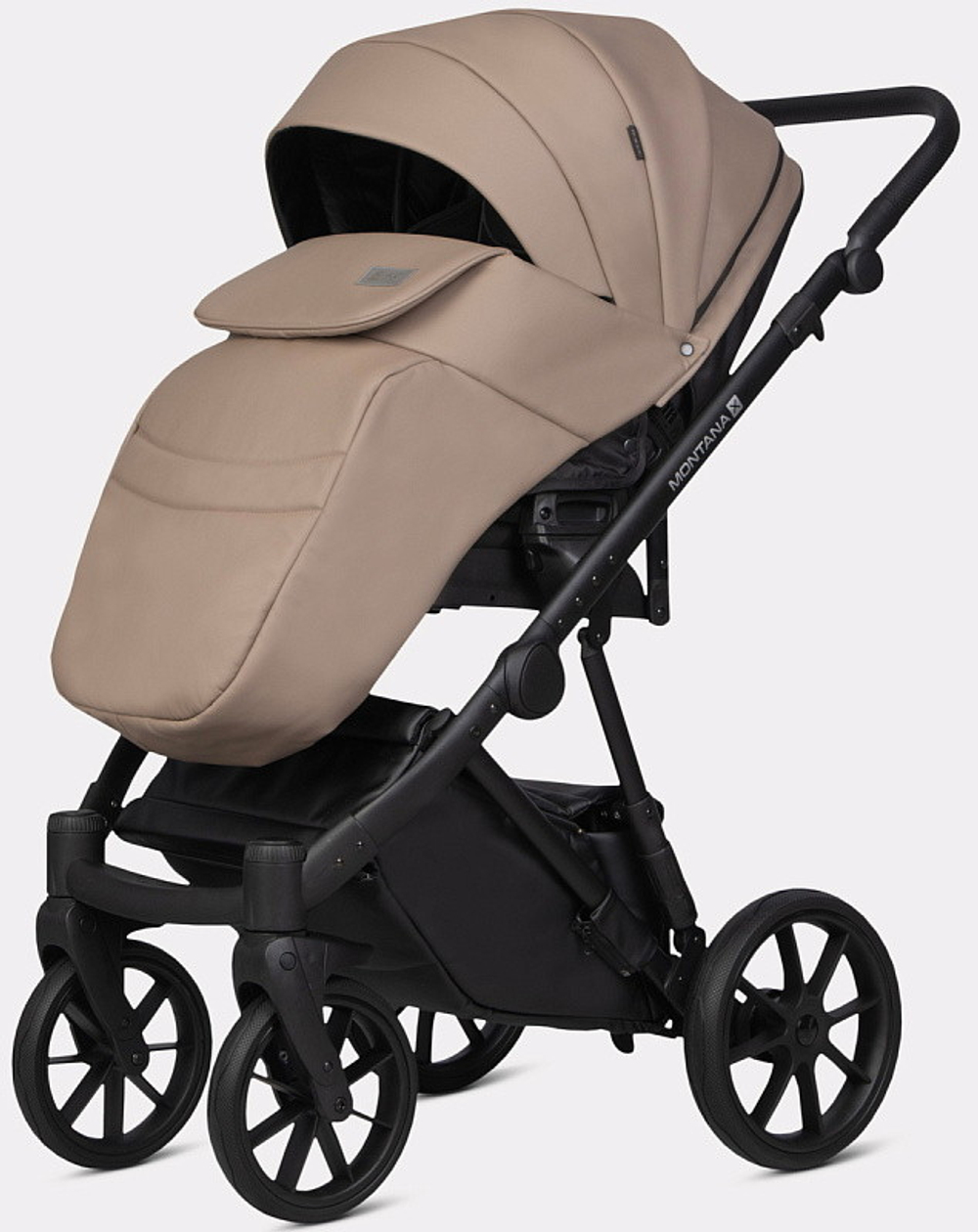 Детская коляска Riko Basic Montana X Ecco 2 в 1 22 Beige (бежевый)