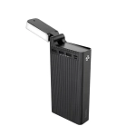 Универсальный внешний аккумулятор Hoco J62 Jove Table Lamp Power Bank 30000mAh 5V/2A индикатор, настольная лампа (черный)
