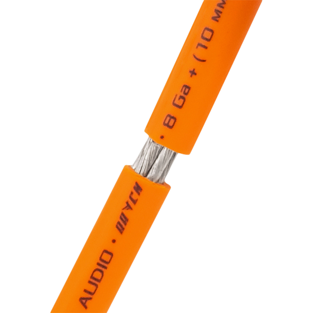 DL Audio Raven Power Cable 8 Ga Orange (10 мм²) силовой кабель (бухта 100 м)