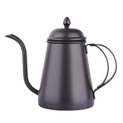 Кофейник чайник 1000 мл Бариста d 12,3/8,1 см h18 см нерж. сталь черный P.L. Proff Cuisine