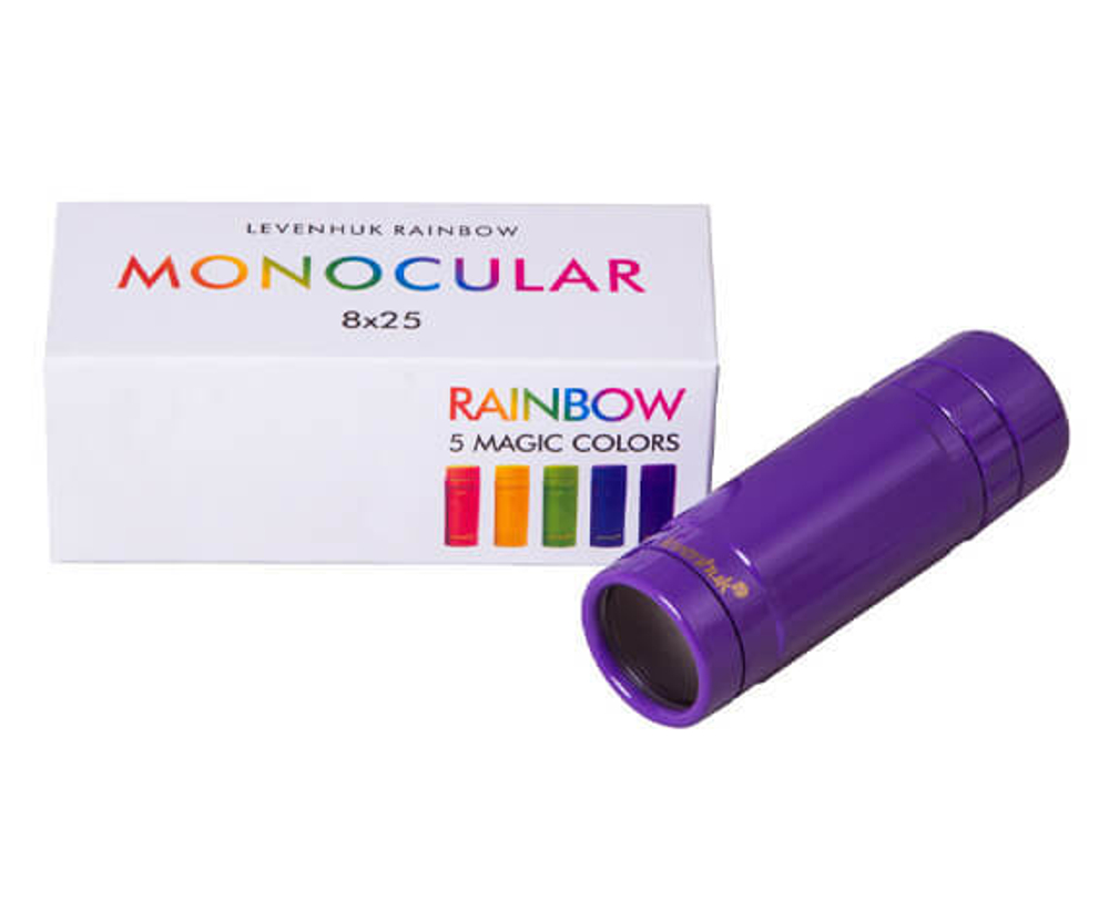 Монокуляр Levenhuk Rainbow 8x25 Amethyst - фото 4