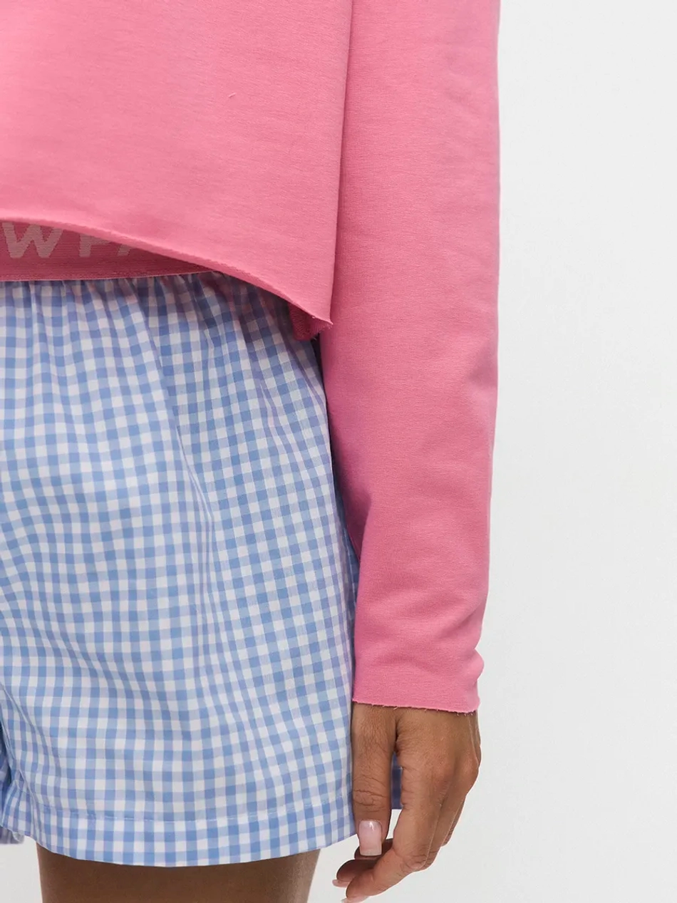 Лонгслив укороченный