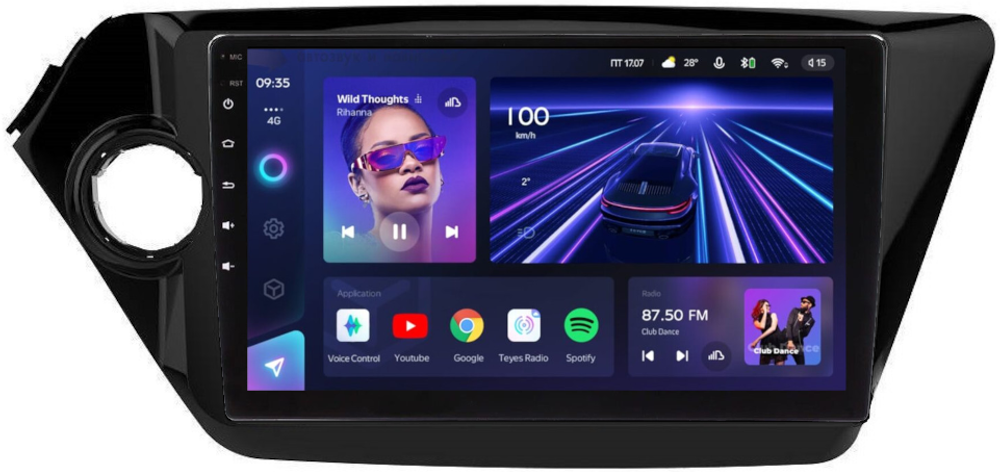 Магнитола для KIA Rio 3 2011-2017 (QB) - Teyes CC3L на Android 10, 8-ядер, CarPlay, 4G SIM-слот