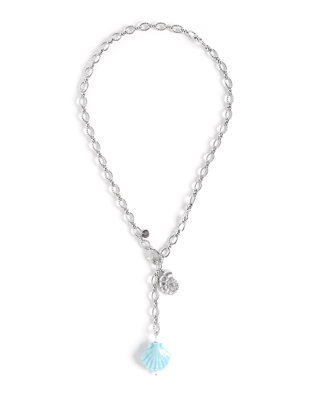 Сотуар "Blue shell" Silver