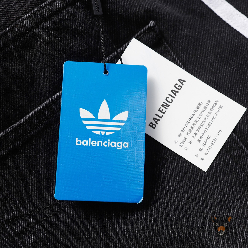 Джинсы Balenciaga x Adidas 23SS Large Baggy