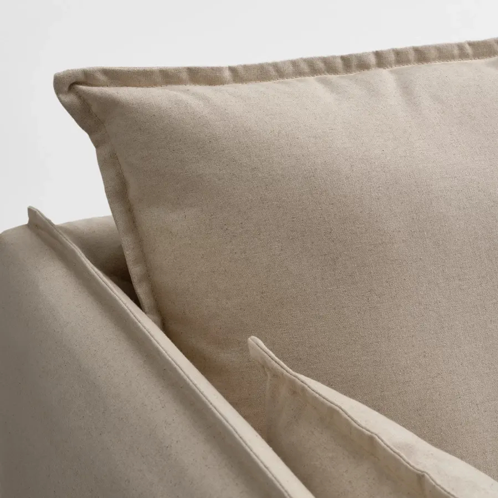 Диван 2-местный - IKEA BACKSÄLEN/BACKSALEN, 85х165 см, бежевый, ИКЕА