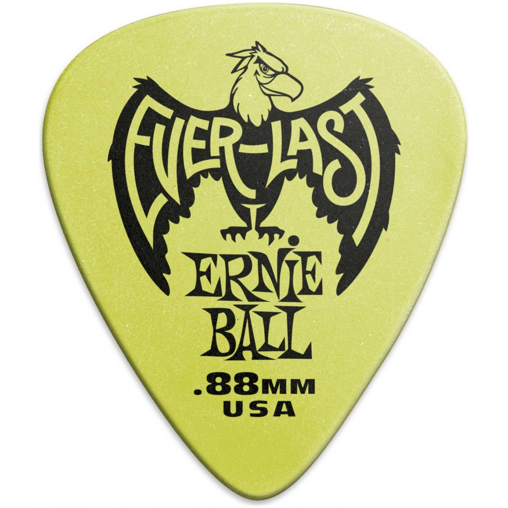 ERNIE BALL 9191 - медиатор серии Everlast светящийся в темноте, толщина 0.88 мм.