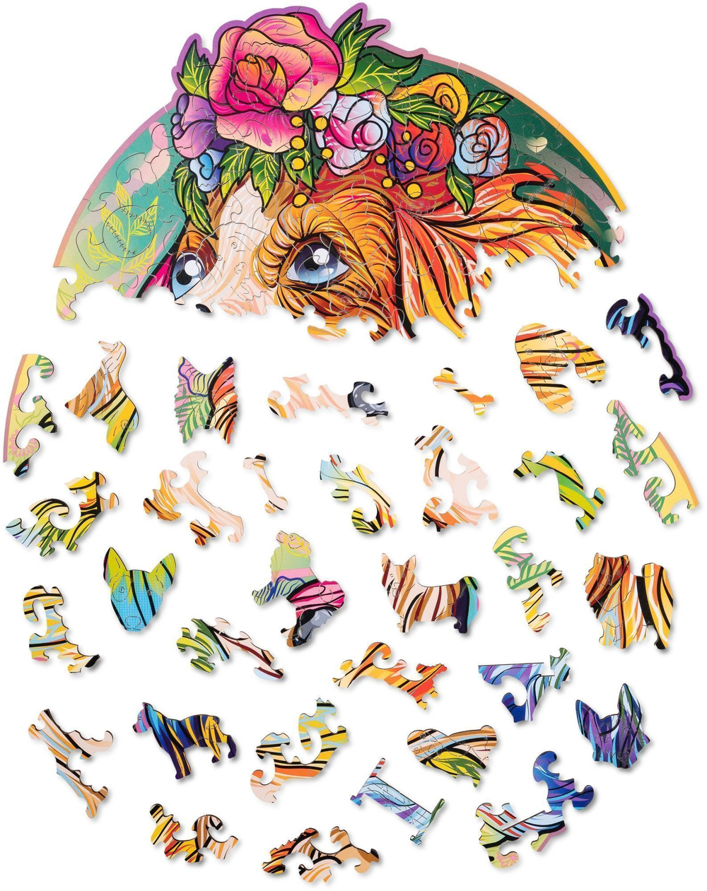 Деревянный пазл Wood Trick Щенок Белла (Кинг Чарльз) (27x23 см)