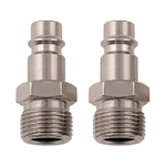 Ниппель универсальный быстросъемный ("папа") 3/8, внешняя резьба, 2 шт, Stels 57059