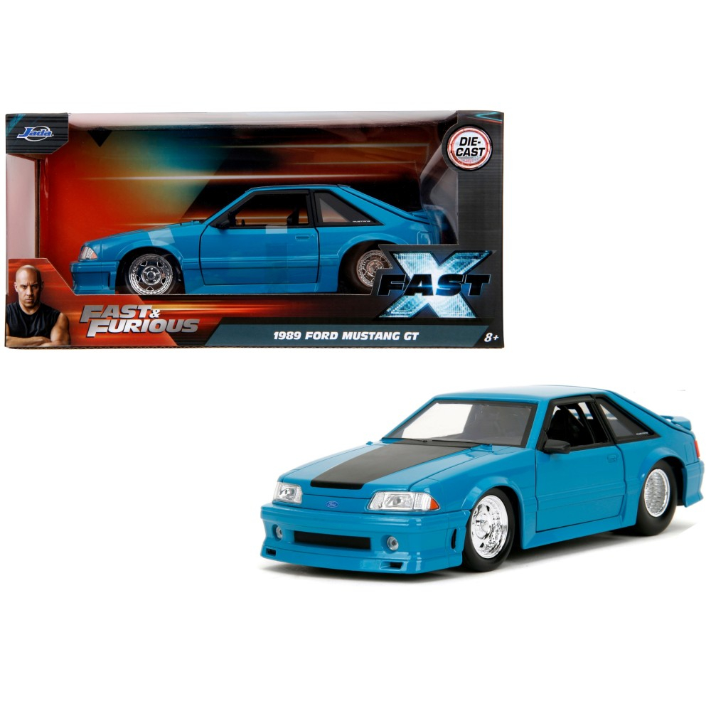 JADA Fast & Furious - Металлическая коллекционная машина 1989 Ford Mustang GT 1:24 3349223