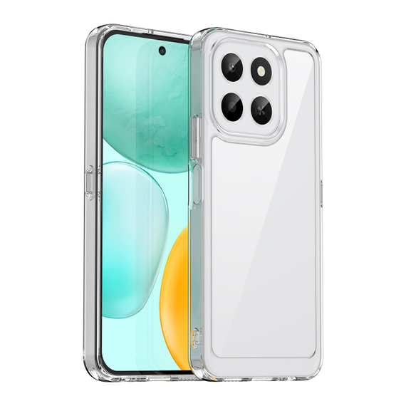 Противоударный чехол для Honor X6C, усиленные прозрачные защитные рамки